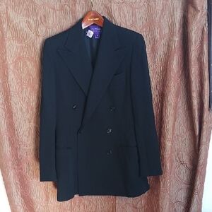 Ralph Lauren Purple Label Classic Black Suit Jacket